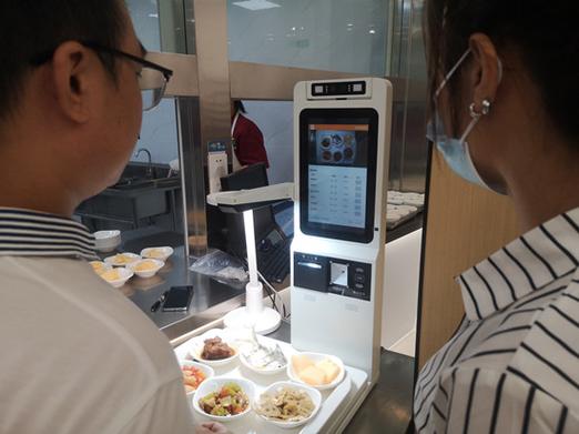 智慧食堂视觉识别结算台 餐厅自助领域的全新解决方案